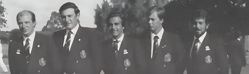 Santiago Frisas, Luis Cabarda, Eduardo De La Riva, Borja Quiepo De Llano, Roman Taya